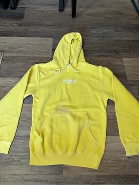 Yellow Men’s Hooded Sweatshirt